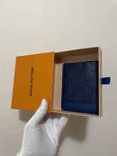 Load image into Gallery viewer, Louis Vuitton pacific blue Taigarama multiples wallet
