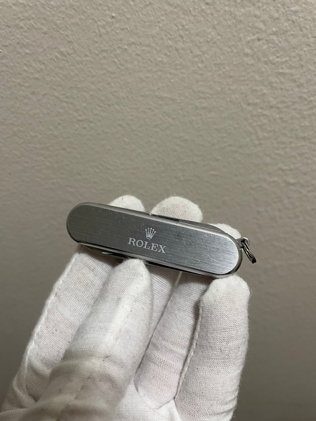 Rolex grey pocket knife