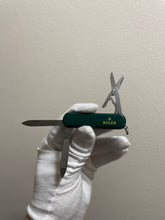 Load image into Gallery viewer, Rolex green pocket knife with case