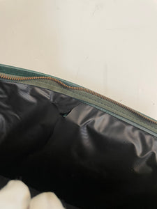 Rolex AD vintage green leather briefcase