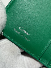 Load image into Gallery viewer, Cartier green CC pocket organizer card case New with box