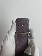 Load image into Gallery viewer, Louis Vuitton taurillon leather reversible initials belt silver buckle sz 38 (fits 32-36)
