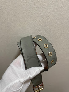 Louis Vuitton titanium belt sz 40 (fits 34-38)