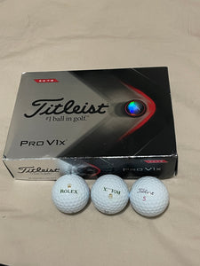 Rolex dozen golf balls