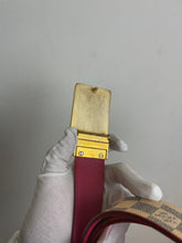 Load image into Gallery viewer, Louis Vuitton damier azure inventeur belt sz 40 (fits 34-38)