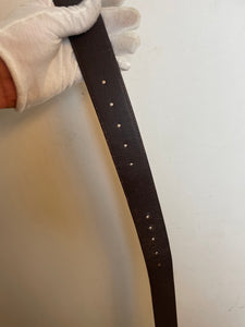 Louis Vuitton damier ebien initials belt sz 44 (fits 38-42)