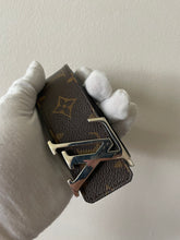 Load image into Gallery viewer, Louis Vuitton monogram reversible initials belt sz 44 (fits 38-42)