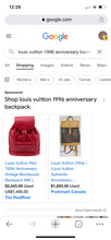 Load image into Gallery viewer, Louis Vuitton damier 1996 limited edition bag backpack