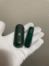 Load image into Gallery viewer, Rolex green pocket knife with case