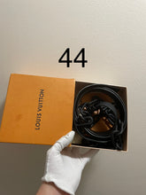 Load image into Gallery viewer, Louis Vuitton taurillon Virgil chain  monogram belt sz 44 (fits 38-42)