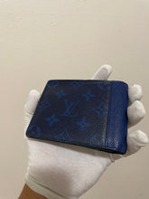 Load image into Gallery viewer, Louis Vuitton pacific blue Taigarama multiples wallet