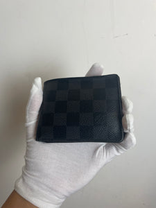 Louis Vuitton damier graphite slender wallet