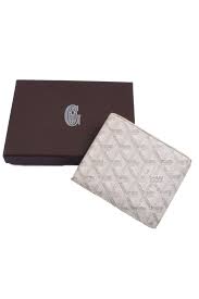 Goyard White Bifold