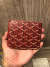 Load image into Gallery viewer, Goyard Red Bifold