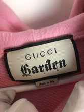 Load image into Gallery viewer, Rare pink Gucci garden Eye hoodie Sz S (fits L)