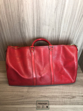 Louis Vuitton epi leather keepall 50 duffle bag