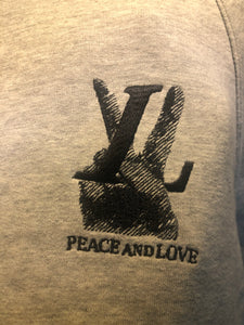 Louis Vuitton peace and love sweater sz M