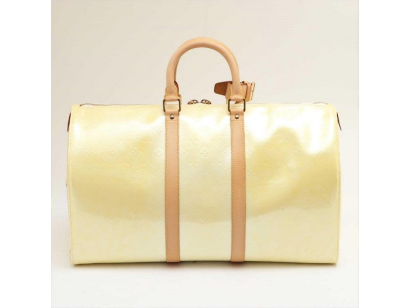 Louis vuitton vernis pearl keepall 50